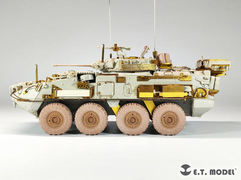 E.T.モデル P35-155 1/35 カナダ LAV III装甲車  自重変形ホイール(モンモデル用)