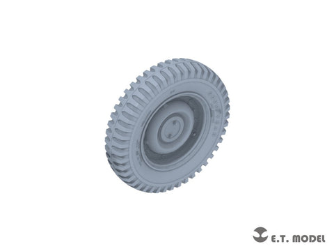 E.T.モデル P35-156 1/35 アメリカ陸軍 ウイリス MB ジープ 1/4トン 4x4 自重変形ホイール(汎用)