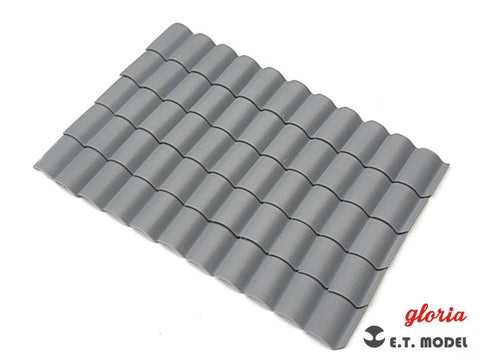 E.T.モデル P35-205 1/35 WWII 大戦時の屋根瓦 パンタイルタイプ