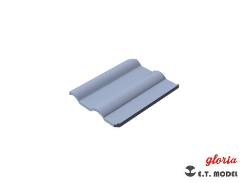 E.T.モデル P35-206 1/35 WWII 大戦時の屋根瓦 メンディップタイプ