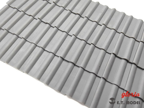 E.T.モデル P35-206 1/35 WWII 大戦時の屋根瓦 メンディップタイプ