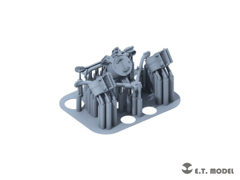 E.T.モデル P35-218 1/35 ドイツ MG3機関銃 & 弾薬箱セット(3Dプリント)