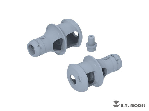 E.T.モデル P35-302 1/35 WWII ドイツ 7.5cm KwK 40戦車砲/7.5cm Pak 40マズルブレーキ(タイプ2)