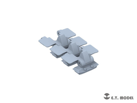 E.T.モデル P35-406 1/35 WWII ドイツ Sd.Kfz.251装甲兵員輸送車/Sd.Kfz.11 3トンハーフトラック用連結可動履帯/スプロケット 後期型