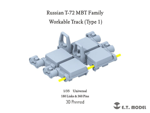 ETモデル P35-407 1/35 ロシア T-72 MBT ファミリーワークブルトラック（タイプ1）