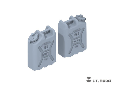 E.T.モデル P72-003 1/72 アメリカ陸軍 飲料水用20Lジェリカンセット(3Dプリント)