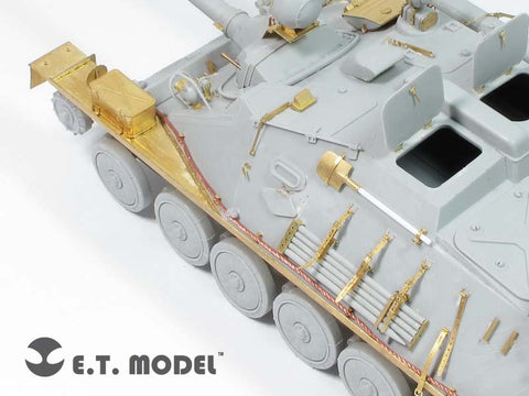 E.T.モデル S35-013 1/35 ロシア ASU-85 空挺自走砲 1956年型 バリューパッケージ(トランぺッター01588用)