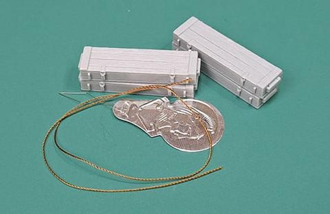 エウレカXXL E-079 1/35 ドイツ パンツァーファウスト クライン 30用木製弾薬箱 レジンバーツ×4