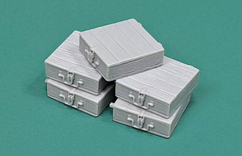 エウレカXXL E-080 1/35 ドイツ M39卵型手榴弾30個入用 木製弾薬箱 レジンパーツ×5