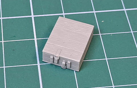 エウレカXXL E-081 1/35 ドイツ M24型柄付手榴弾15個入用 木製弾薬箱  レジンパーツ×5