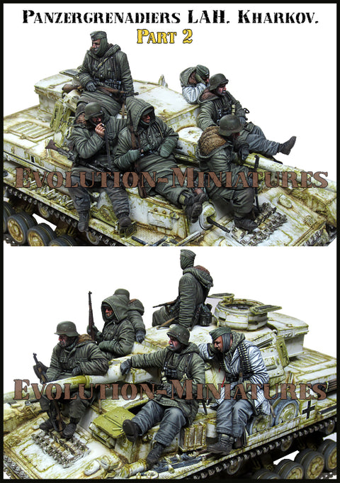 エボリューション BS-13 1/35 パンツァーグレネイディア LAH, ハリコフ ビッグセットPart II