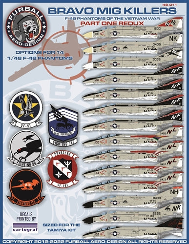 ファーボール 48-011 1/48 ブラボー ミグ キラーズ