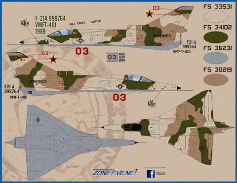 ファーボール 48-020 1/48 F-21A ライオン カブス アメリカ海軍/アメリカ海兵隊 アグレッサー
