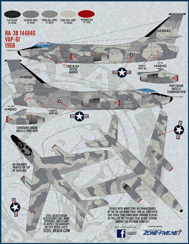 ファーボール 48-022 1/48 キラーホエールズ A-3 スカイウォリアーズ
