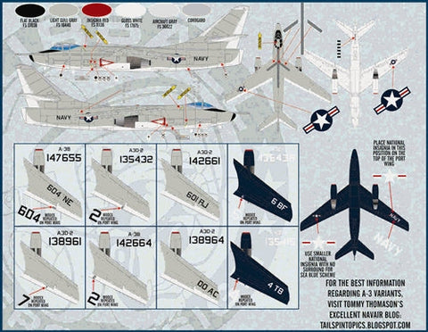 ファーボール 48-022 1/48 キラーホエールズ A-3 スカイウォリアーズ
