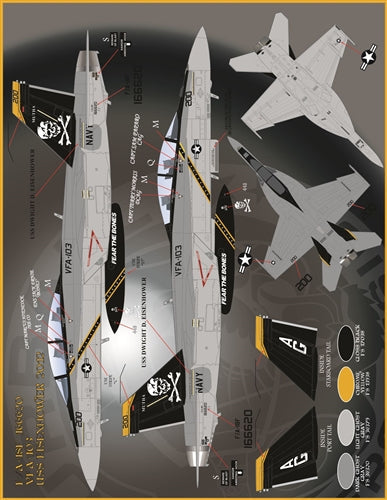 ファーボール 48-067 1/48 F-18F VFA-103ビクトリー スーパーホーネット