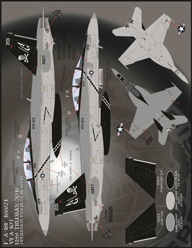 ファーボール 48-067 1/48 F-18F VFA-103ビクトリー スーパーホーネット