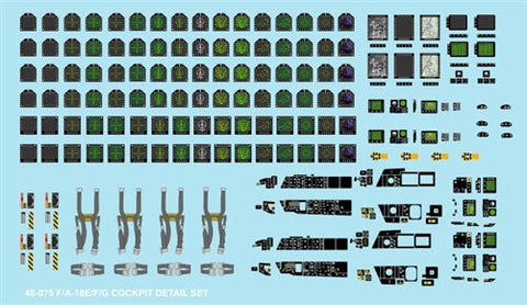 ファーボール 48-075 1/48 F/A-18E/F/G コクピット ディテールセット