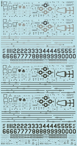 ファーボール 48-083 1/48 F-16 ステンシル(後期型)