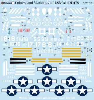ファーボール F/D&S-7203 1/72 カラー＆マーキング of FM-2 ワイルドキャット