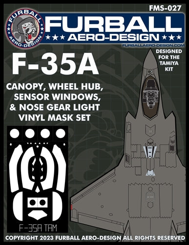 ファーボール  FMS-027 1/48 F-35A ビニールマスクセット(タミヤ用）
