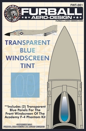 ファーボール FWT48-001 1/48 F-4 ブルーウィンドスクリーン ティントフィルム （アカデミー/造形村用）