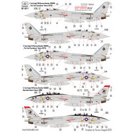 HADモデル DW-48011 1/48 F-14A Vf-41 ブラックエース デカールシート 「ザ・ファイナルカウントダウン」