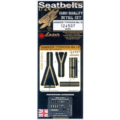 HGW 124507 1/24 ホーカー タイフーン Mk.I B pre-cut (laser) | Airfix