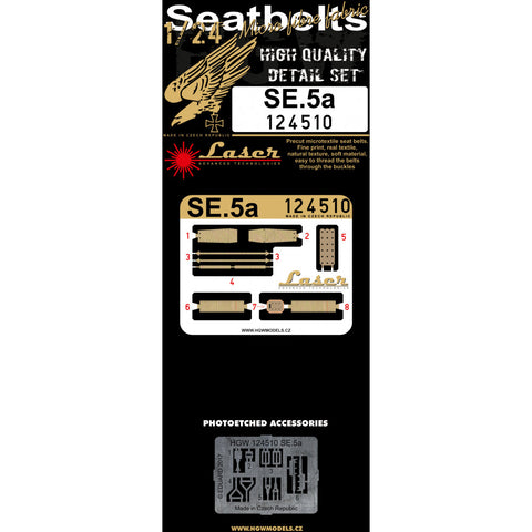 HGW 124510 1/24 SE.5a pre-cut (laser)