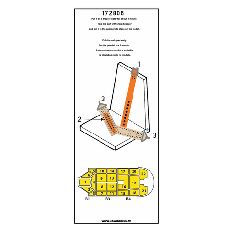 HGW 172806 1/72 A6M2 ゼロ BASIC LINE: seatbelts + masks | Tamiya