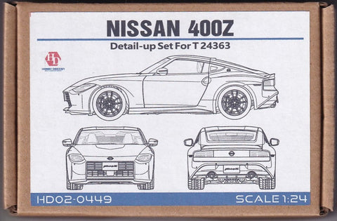 ホビーデザイン HD02-0449 1/24 日産 400Z ディティールアップセット(タミヤ24363用)（エッチングパーツ+レジン）