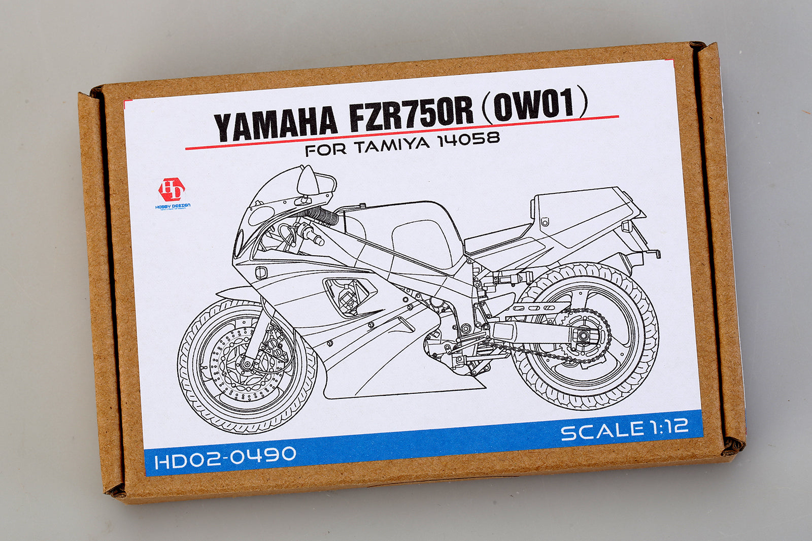 ホビーデザイン HD02-0490 1/12 ヤマハ FZR750R(OW01) For T(14058