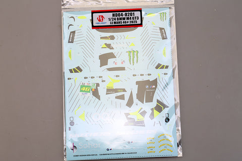 ホビーデザイン HD04-0201 1/24 BMW M4 GT3 ル・マン 46# 2025 デカール