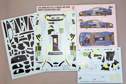 ホビーデザイン HD04-0201 1/24 BMW M4 GT3 ル・マン 46# 2025 デカール