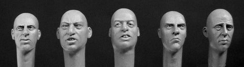 ホーネット HH35 1/35 禿げ頭 ヨーロッパ系ヘッド