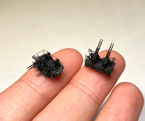 バンカースタジオ WS35017 1/350 WWIIアメリカ海軍 ボフォース 40mm四連装機銃 初期型