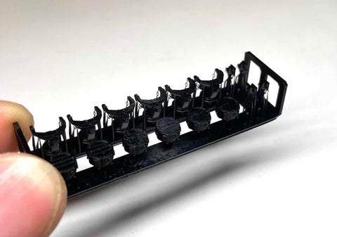バンカースタジオ WS35022 1/350 WWIIドイツ海軍 探照灯,信号灯,拡声器セット