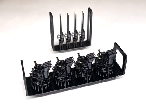 バンカースタジオ WS20005 1/200 WWIIドイツ海軍 3.7cm連装対空砲 30型