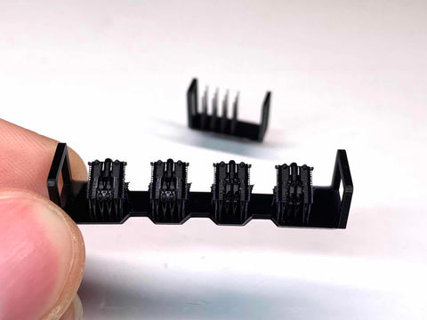 バンカースタジオ WS70009 1/700 WWIIドイツ海軍 10.5cm連装対空砲 33型 タイプC(シャルンホルスト型用)
