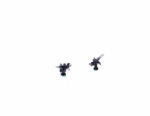 バンカースタジオ WS70012 1/700 WWIIアメリカ海軍 エリコン20mm連装機銃 B 円錐型台座