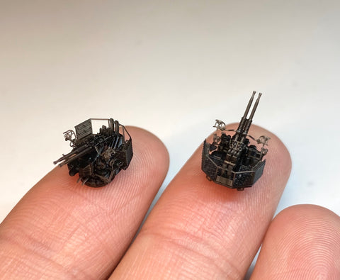 バンカースタジオ WS35016 1/350 WWIIアメリカ海軍 ボフォース 40mm連装機銃 後期型