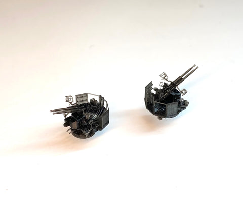 バンカースタジオ WS35016 1/350 WWIIアメリカ海軍 ボフォース 40mm連装機銃 後期型