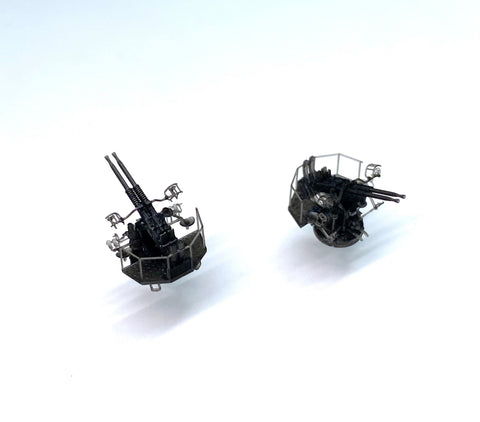 バンカースタジオ WS35015 1/350 WWIIアメリカ海軍 ボフォース 40mm連装機銃 初期型