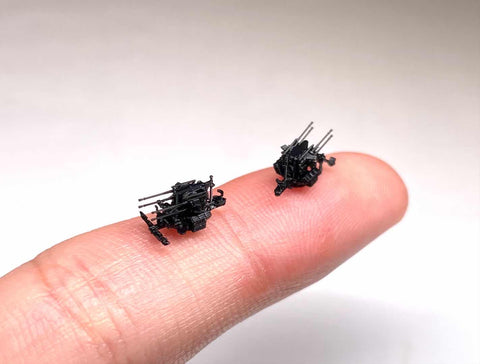 バンカースタジオ WS35003 1/350 WWIIドイツ海軍 2cm四連装対空砲 35型