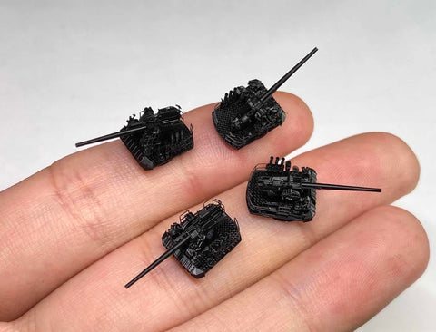 バンカースタジオ WS35019 1/350 WWIIアメリカ海軍 38口径5インチ単装砲
