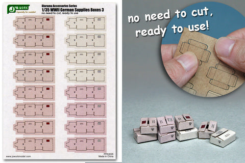 J's Work PPA3035 1/35 WWII ドイツの補給箱 3
