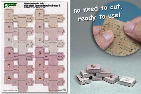 J's Work PPA3038 1/35 WWII ドイツの補給箱 6
