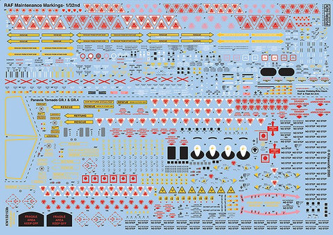 キッツワールド KW132153 1/32 イギリス空軍 メンテナンス マーキング