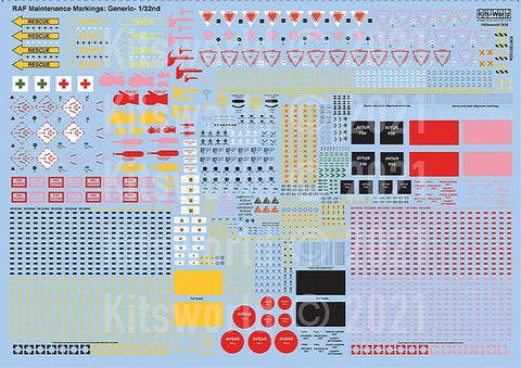 キッツワールド KW132153 1/32 イギリス空軍 メンテナンス マーキング