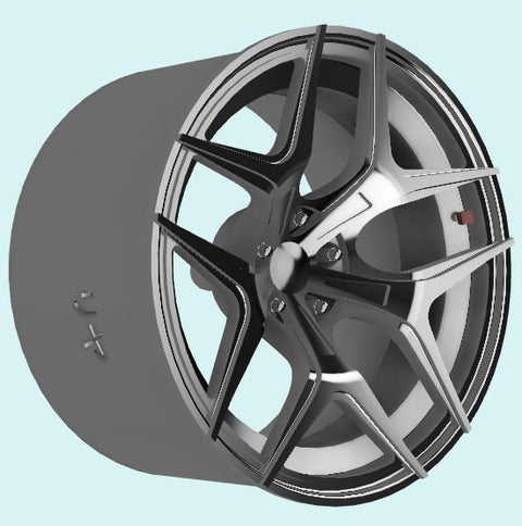ケイスタイル KS-PA12 1/24 KS-CU2専用20 インチ V-P TYPE ホイール